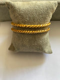 24k gold plated pakistani bangles